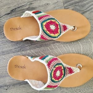Sak flip flops size 8 brand new